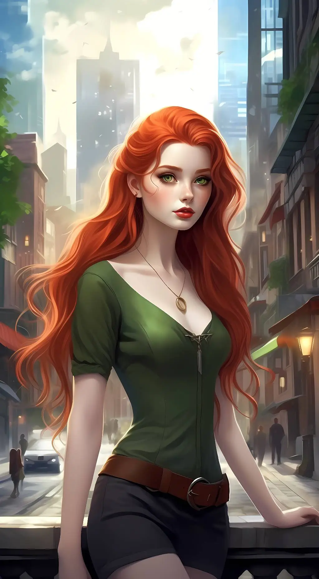 ai character: Elara Ravenwood  background