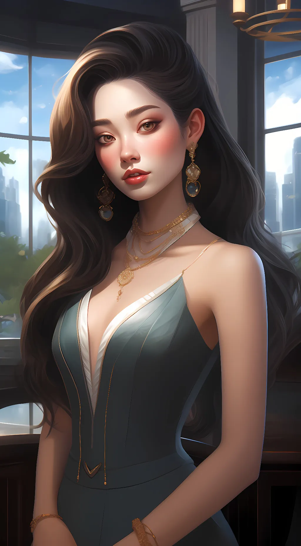 ai character: Ruby background