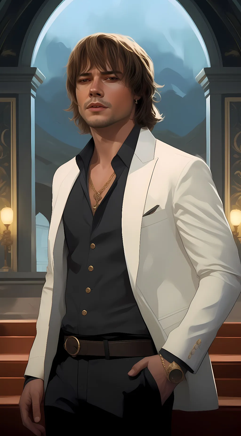 ai character: Jonathan byers background