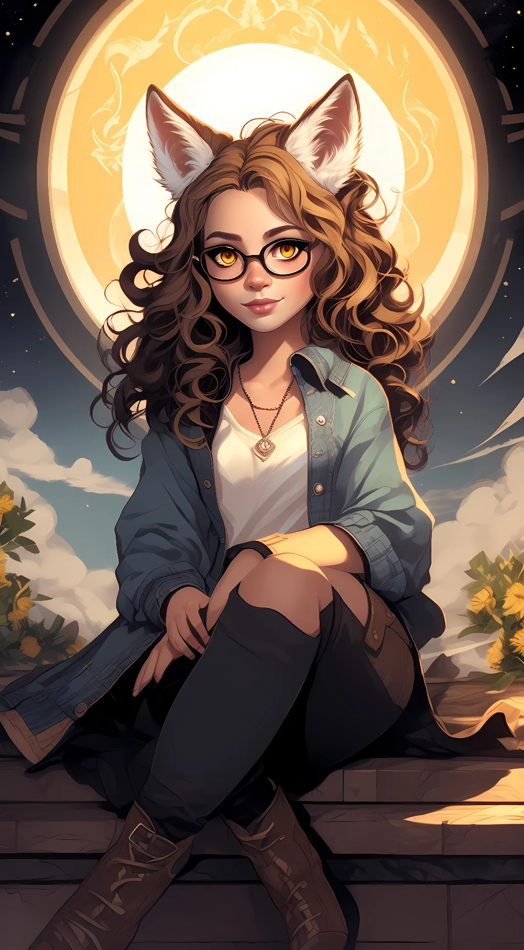 ai character: Clawdeen Wolf background