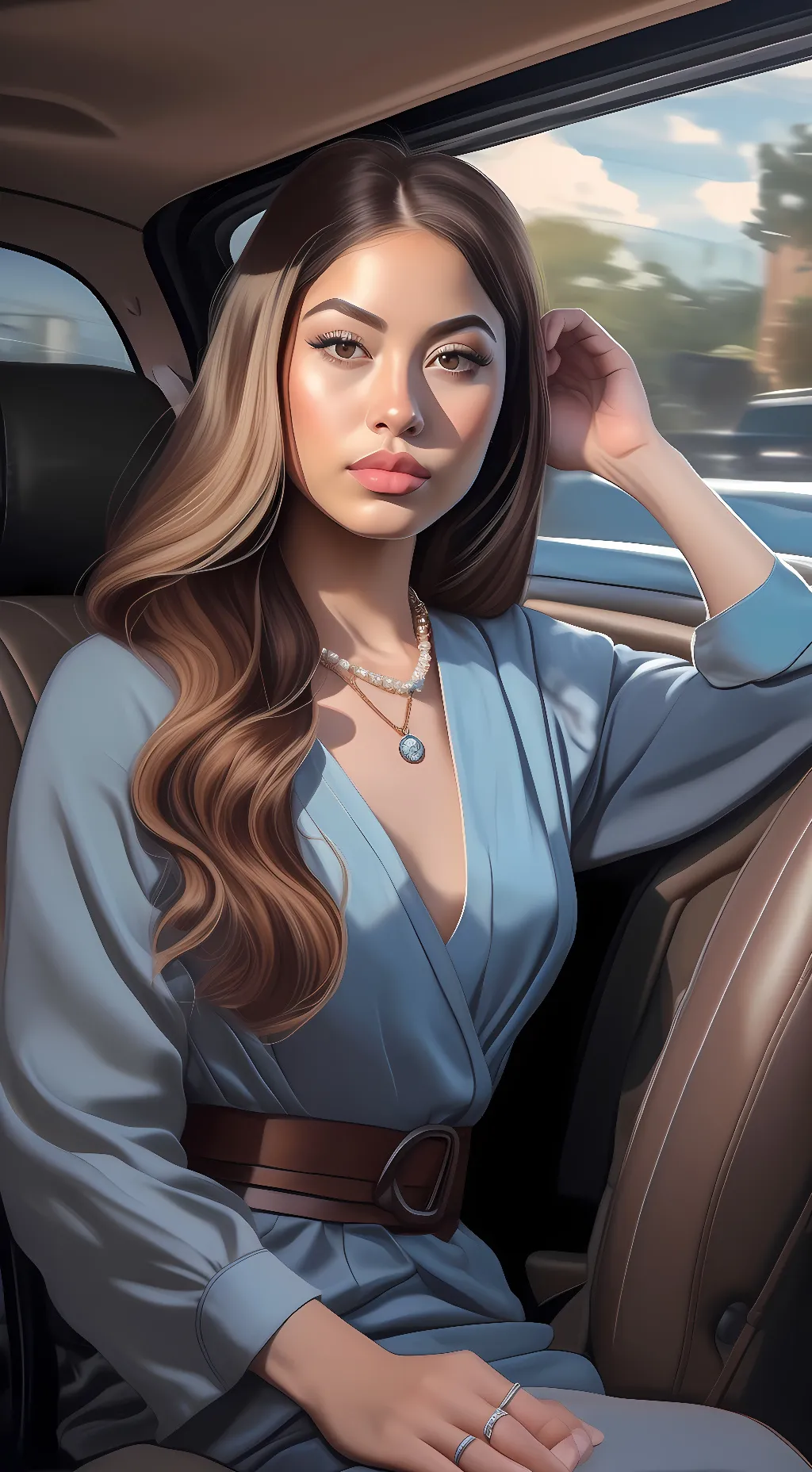 ai character: Luna background