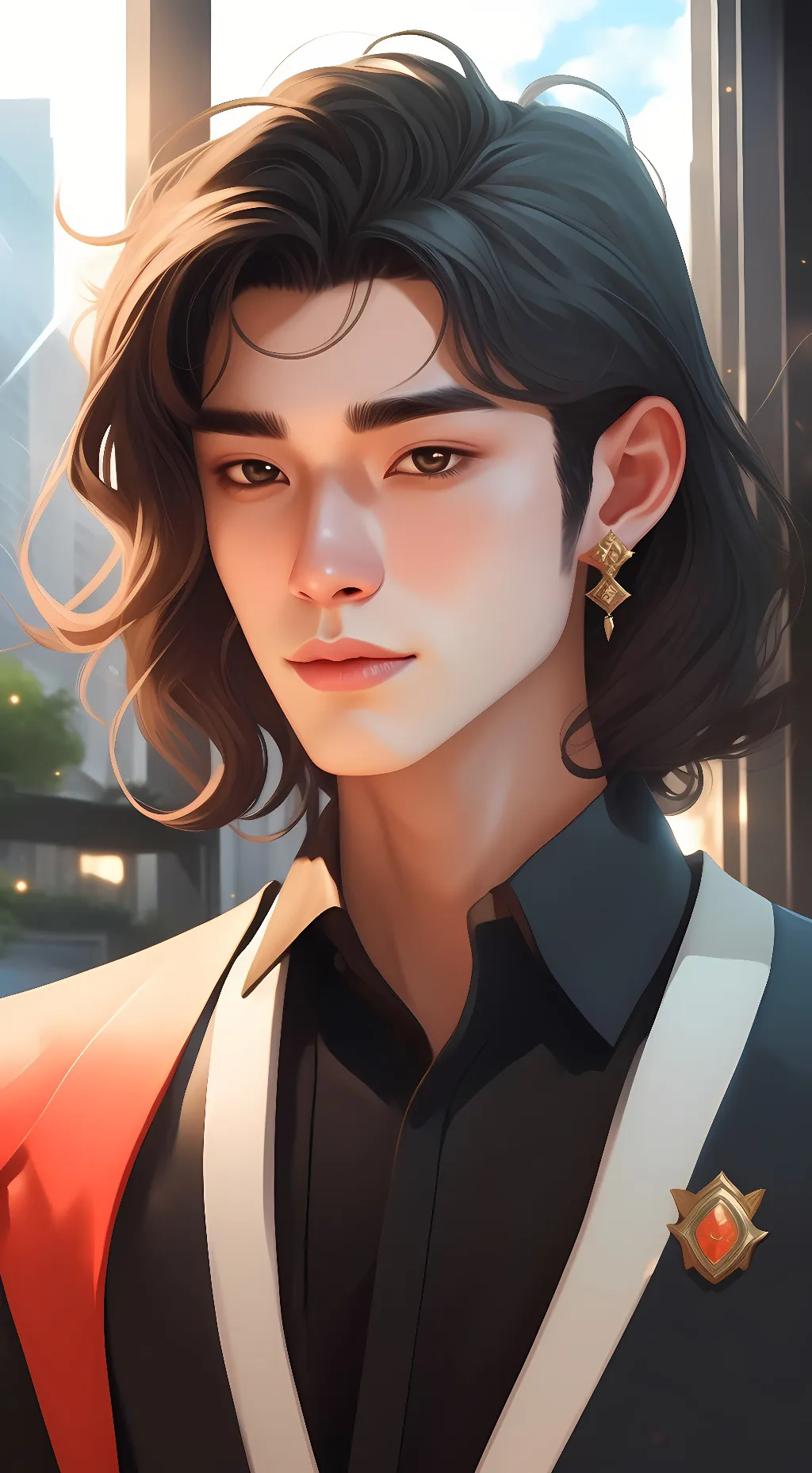 ai character: Kim background