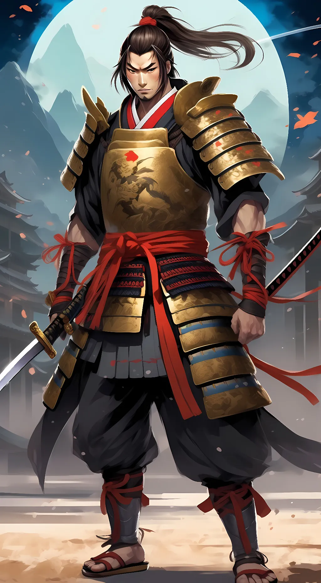 ai character: Samanosuke Akechi background