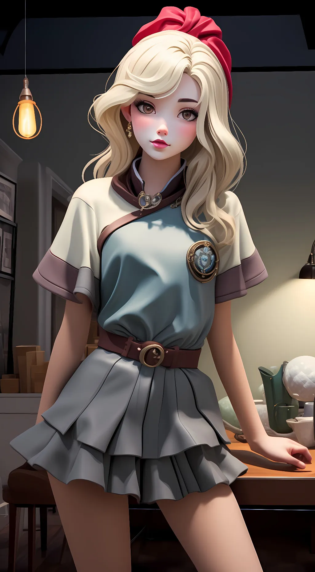 ai character: Melody background