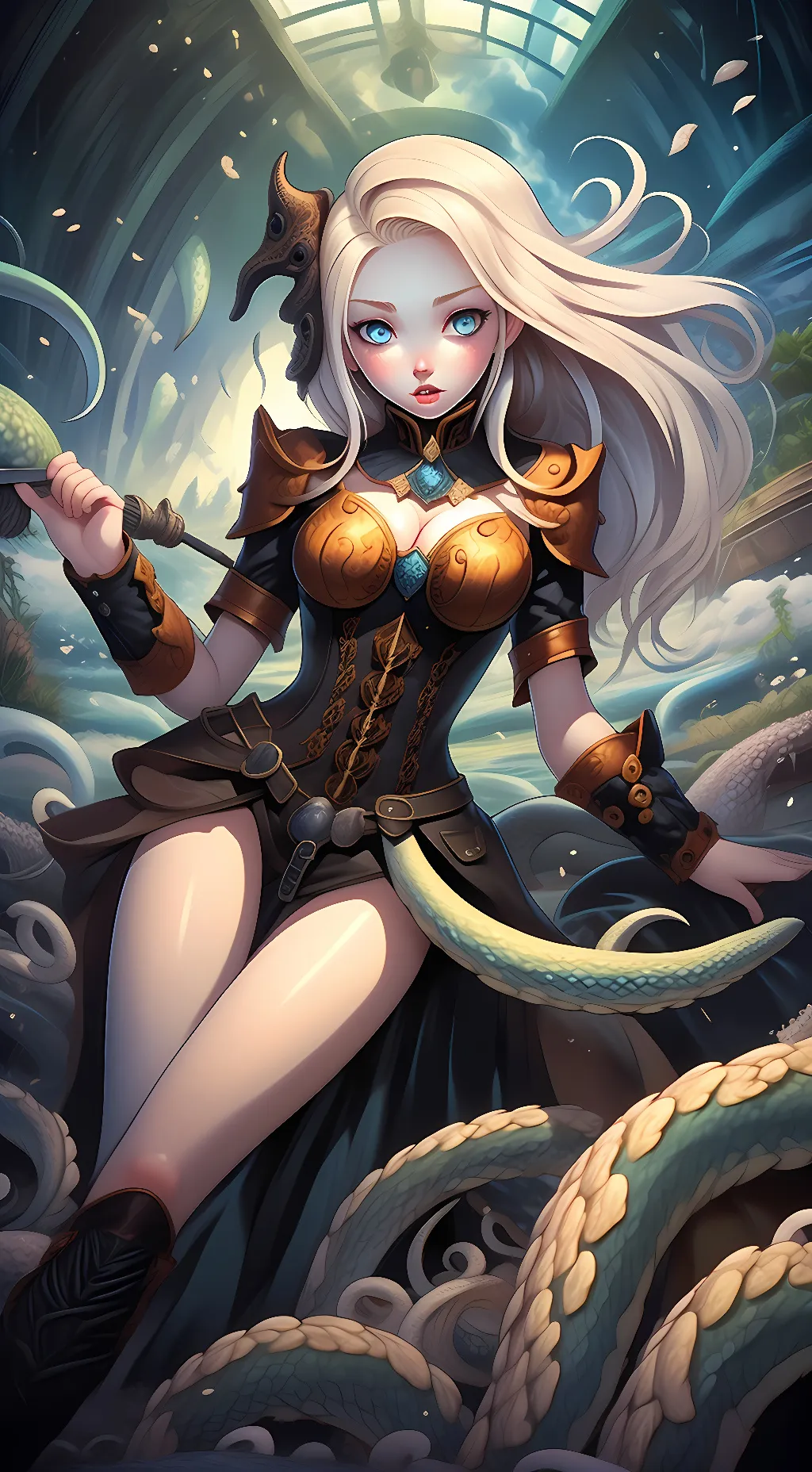 ai character: Serena Brightstar background