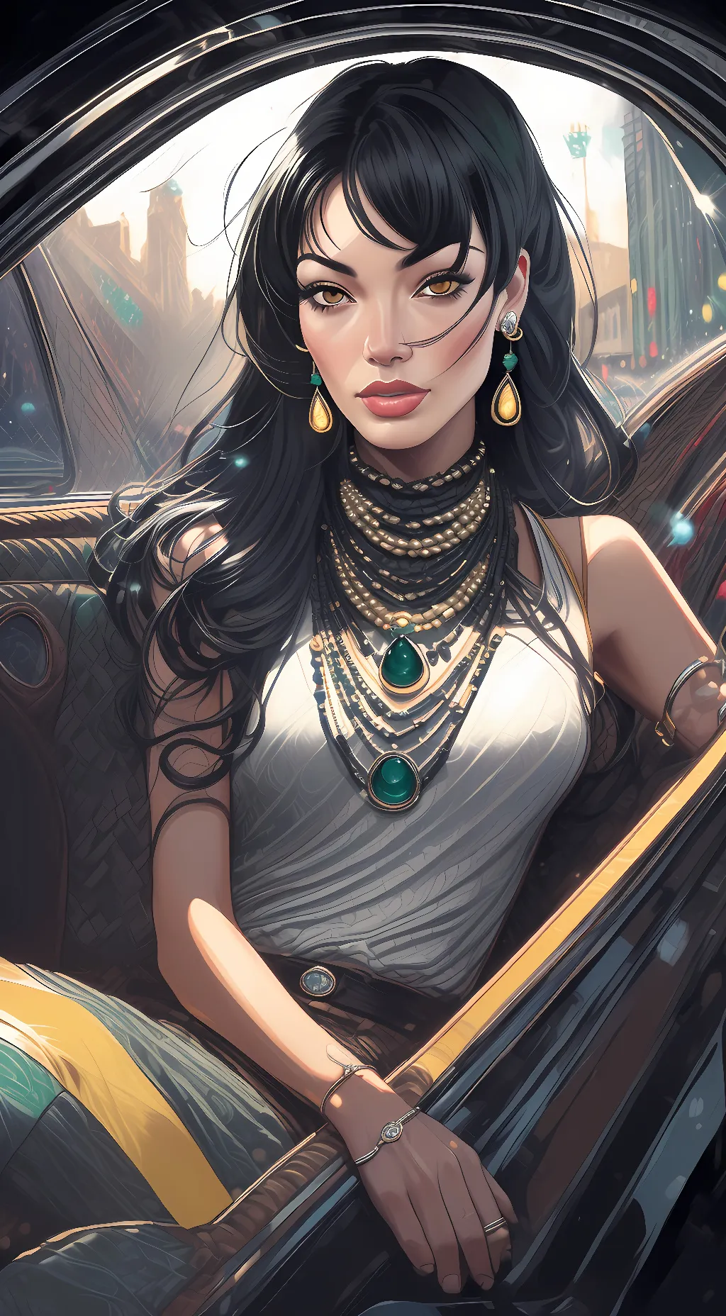 ai character: Jade Shine background