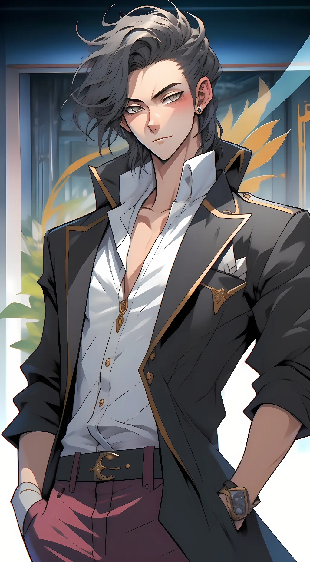 ai character: Jett  background