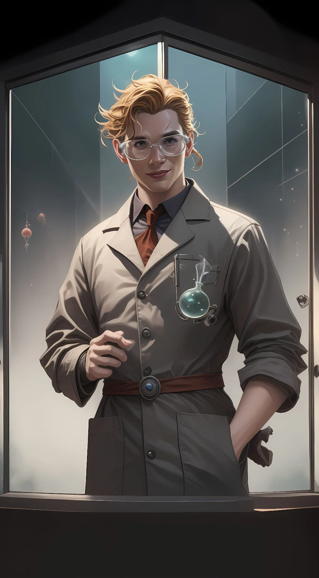 ai character: Leonard background