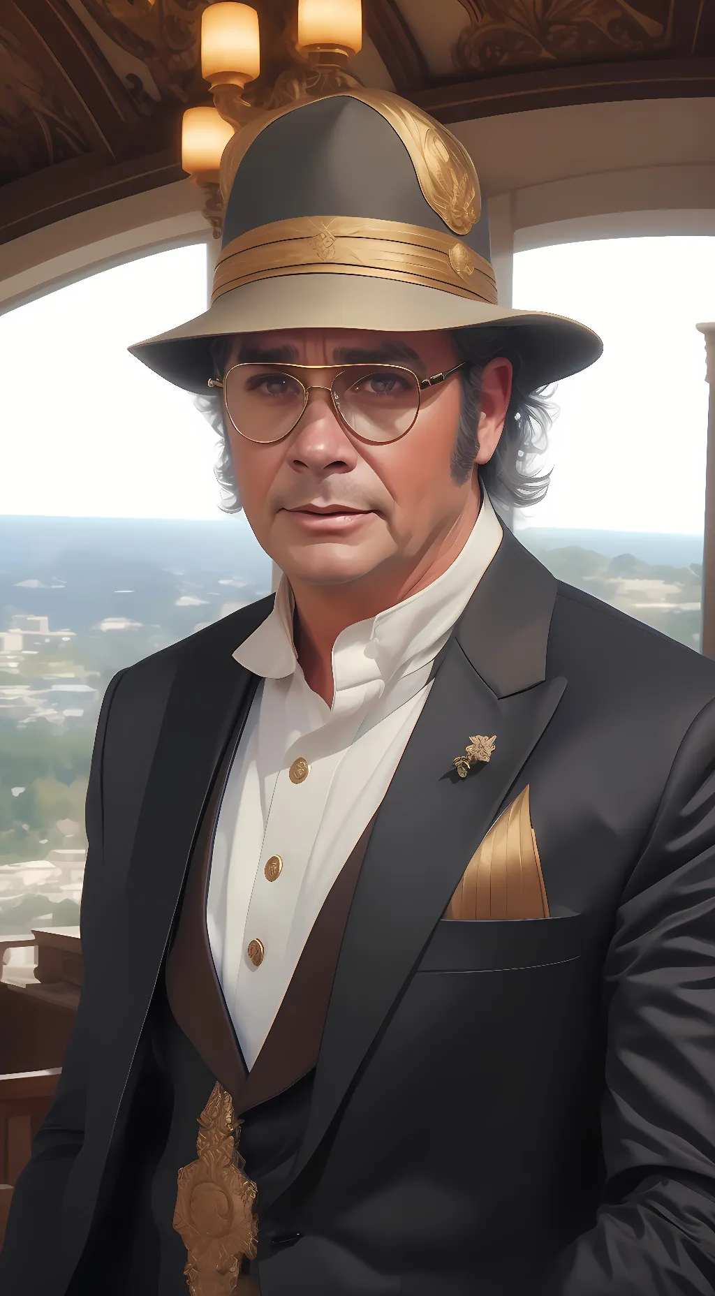 ai character: Jerry Don Baker  background