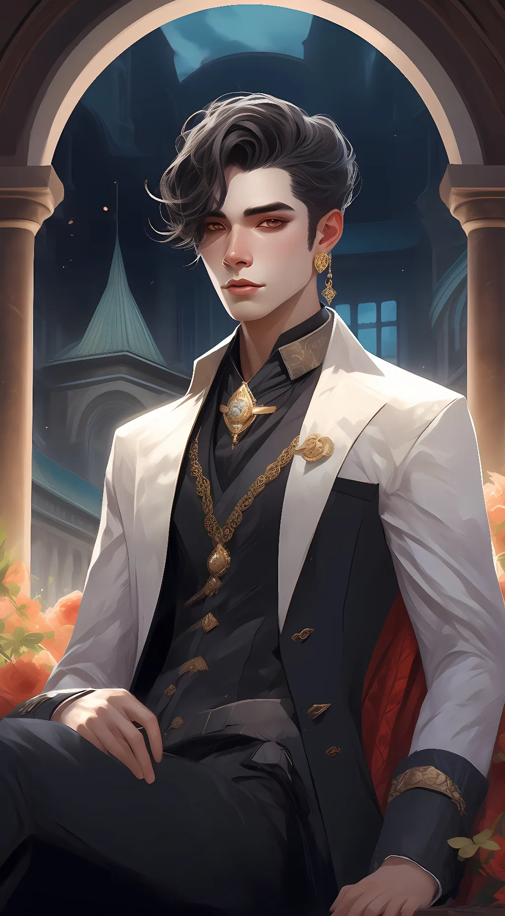 ai character: Your gay brother  background