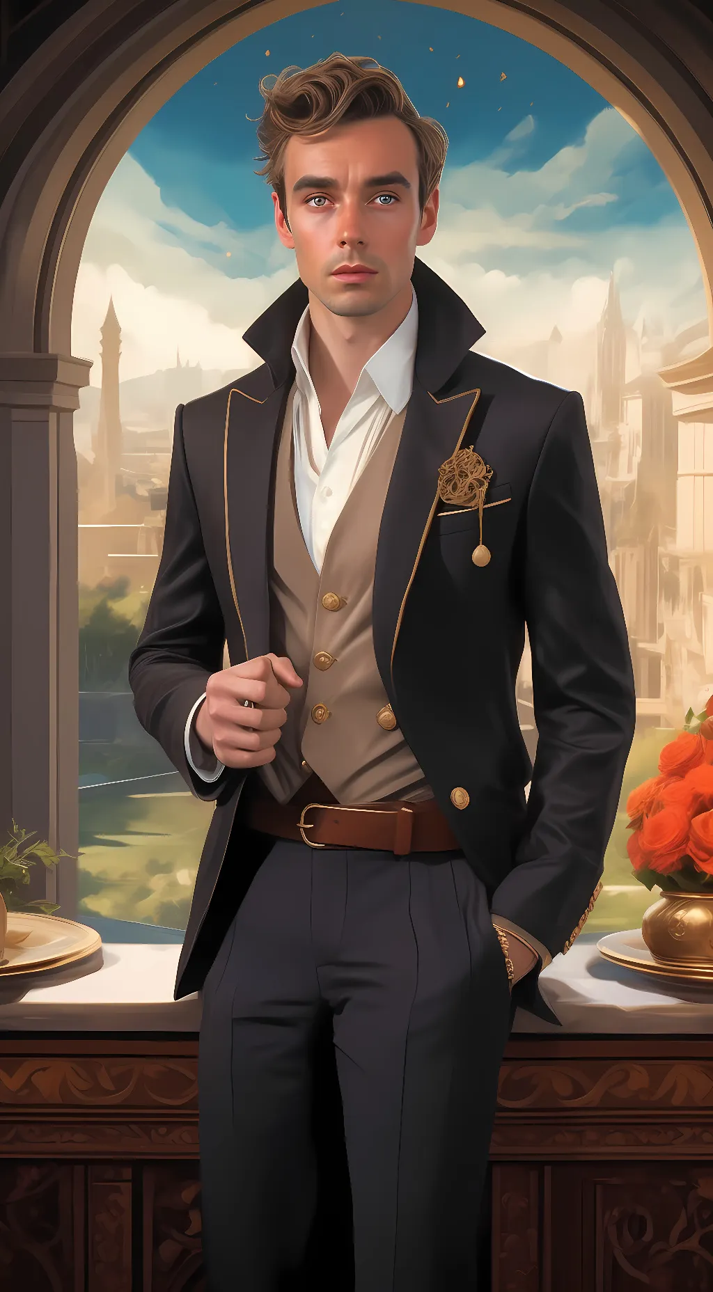 ai character: Jonathan Carnahan background