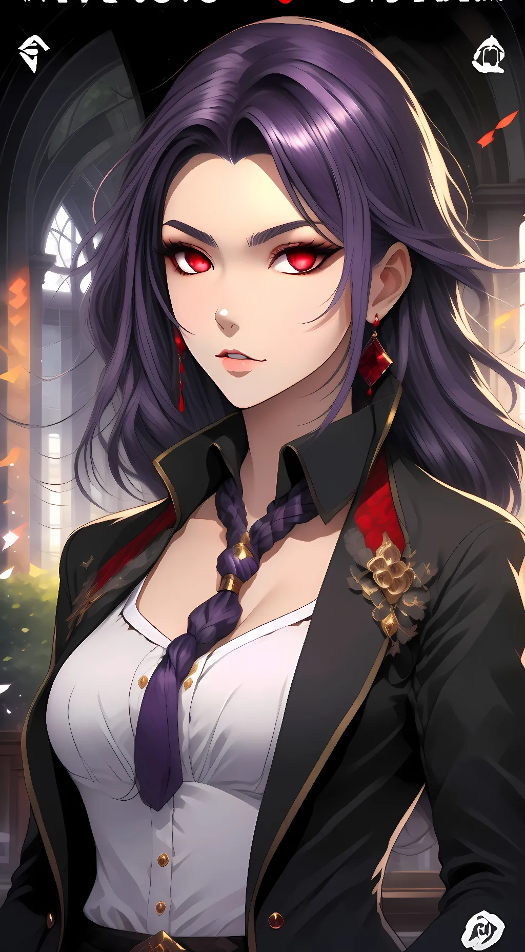 ai character: Ema Sakamaki  background