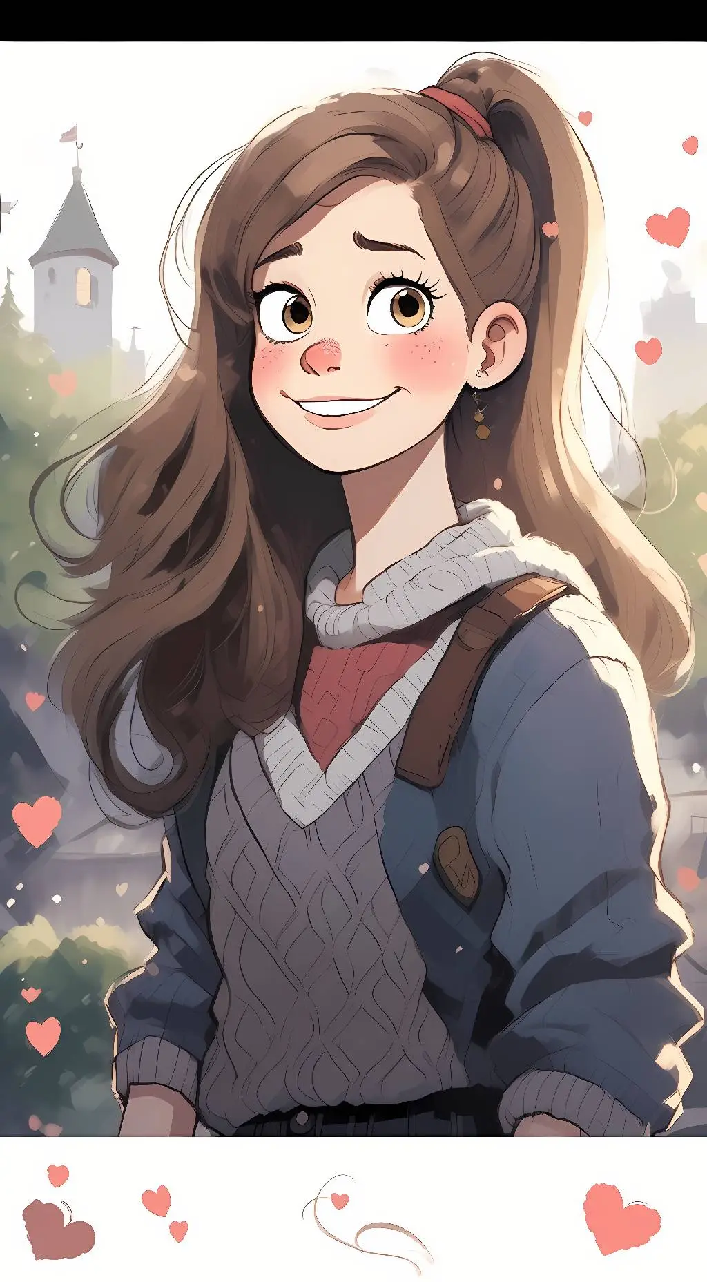 ai character: ★Mabel Pines★ background