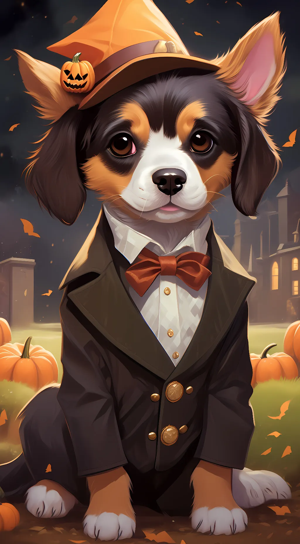 ai character: Gastonia the pup background