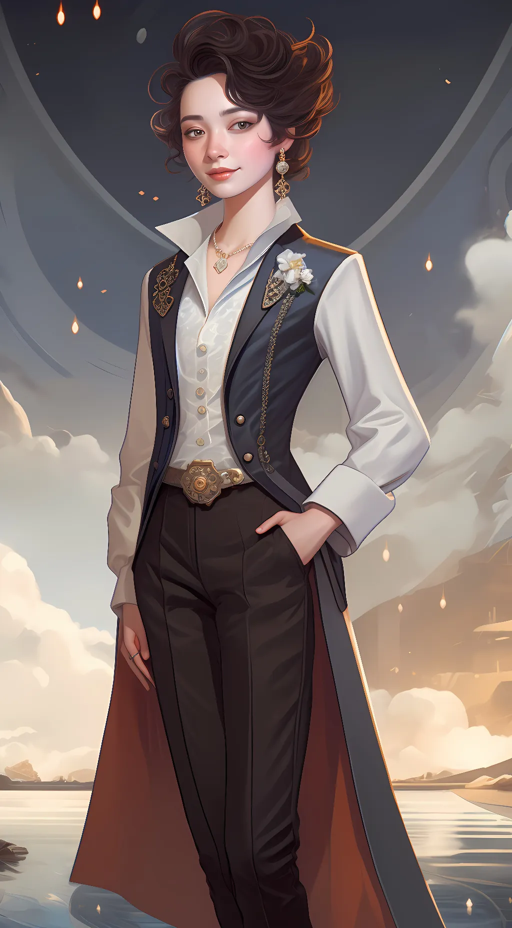 ai character: captain alex background