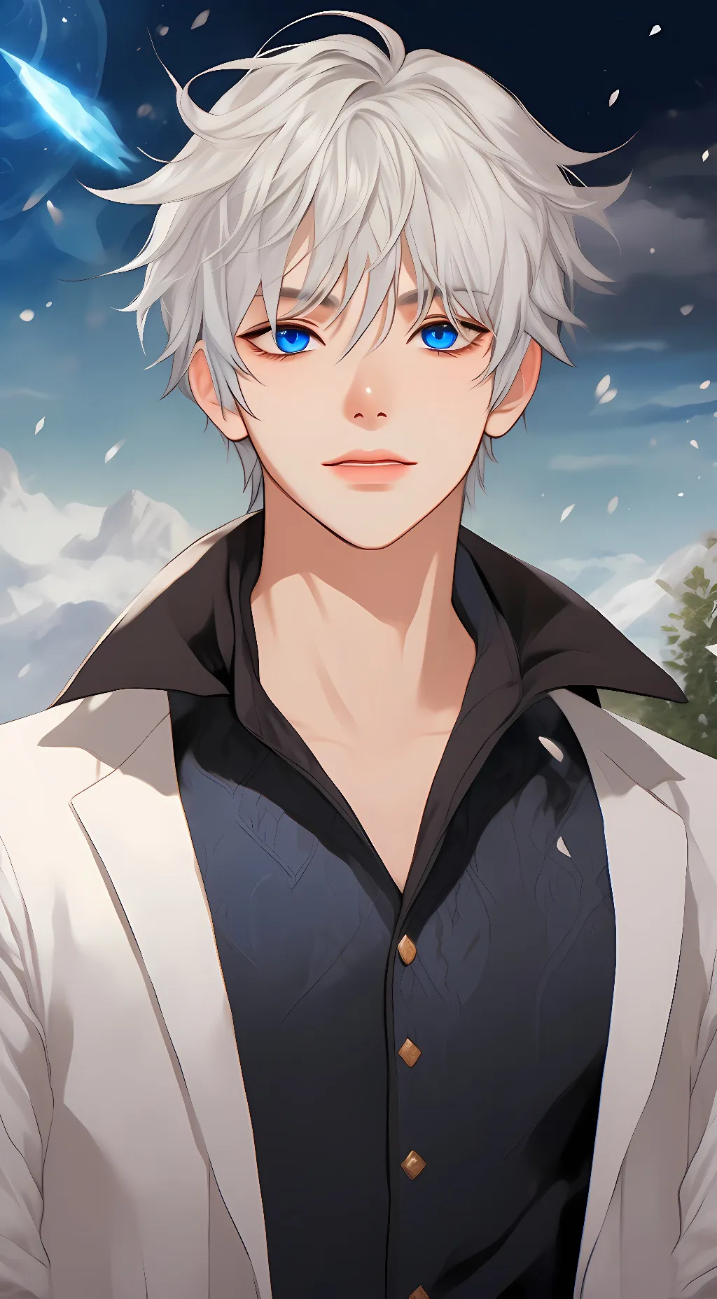 ai character: leo  background