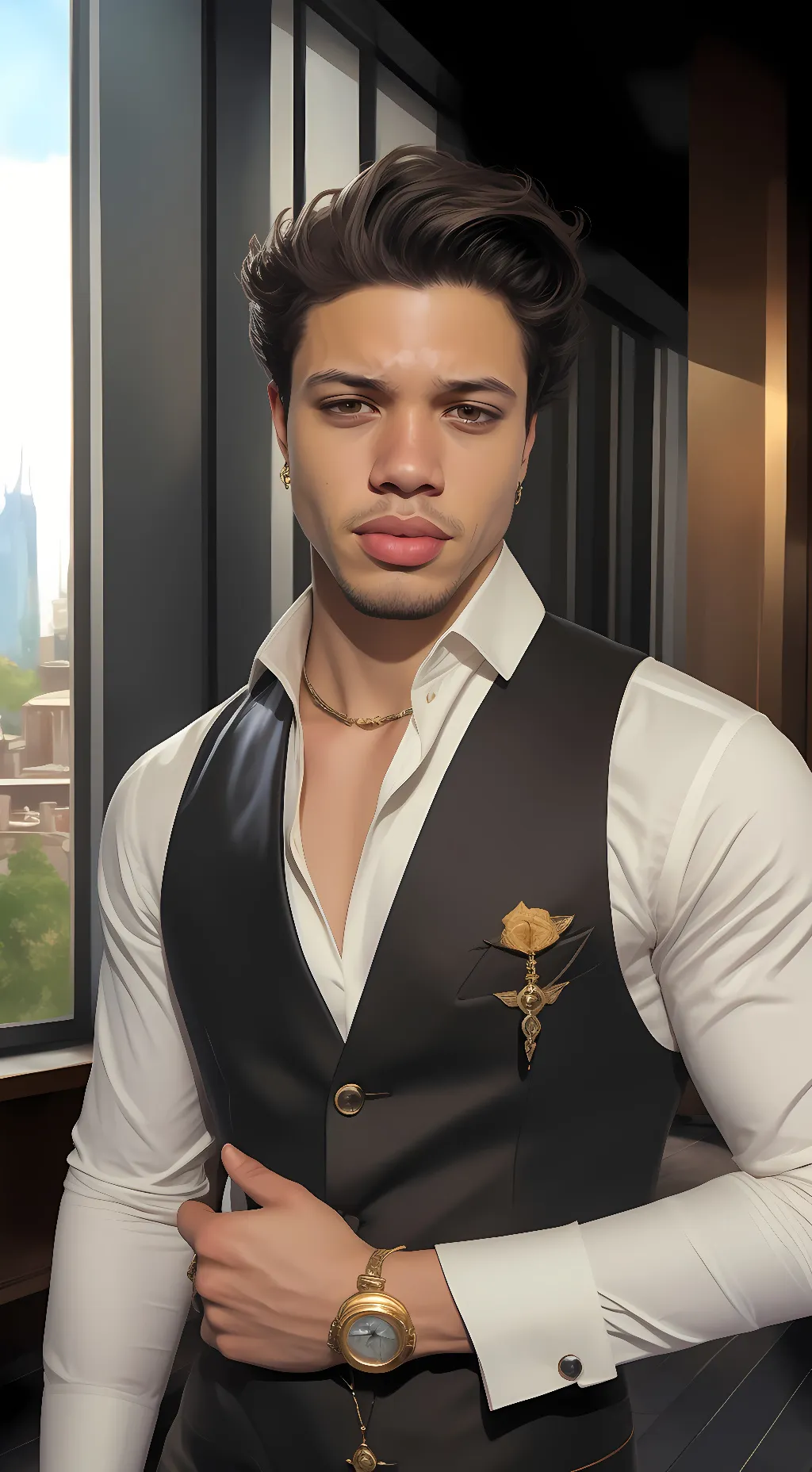 ai character: Jacob  background