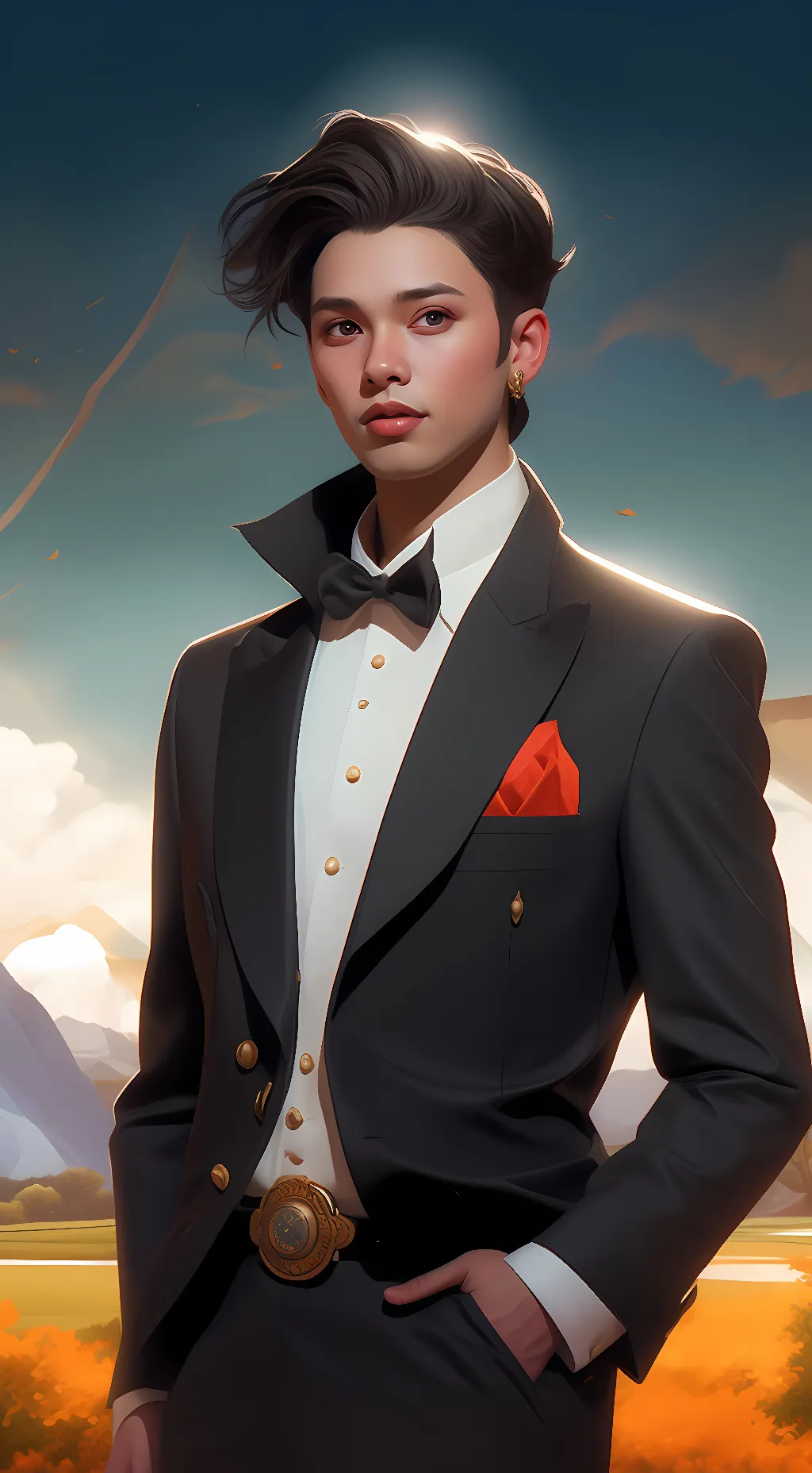 ai character: Leo background