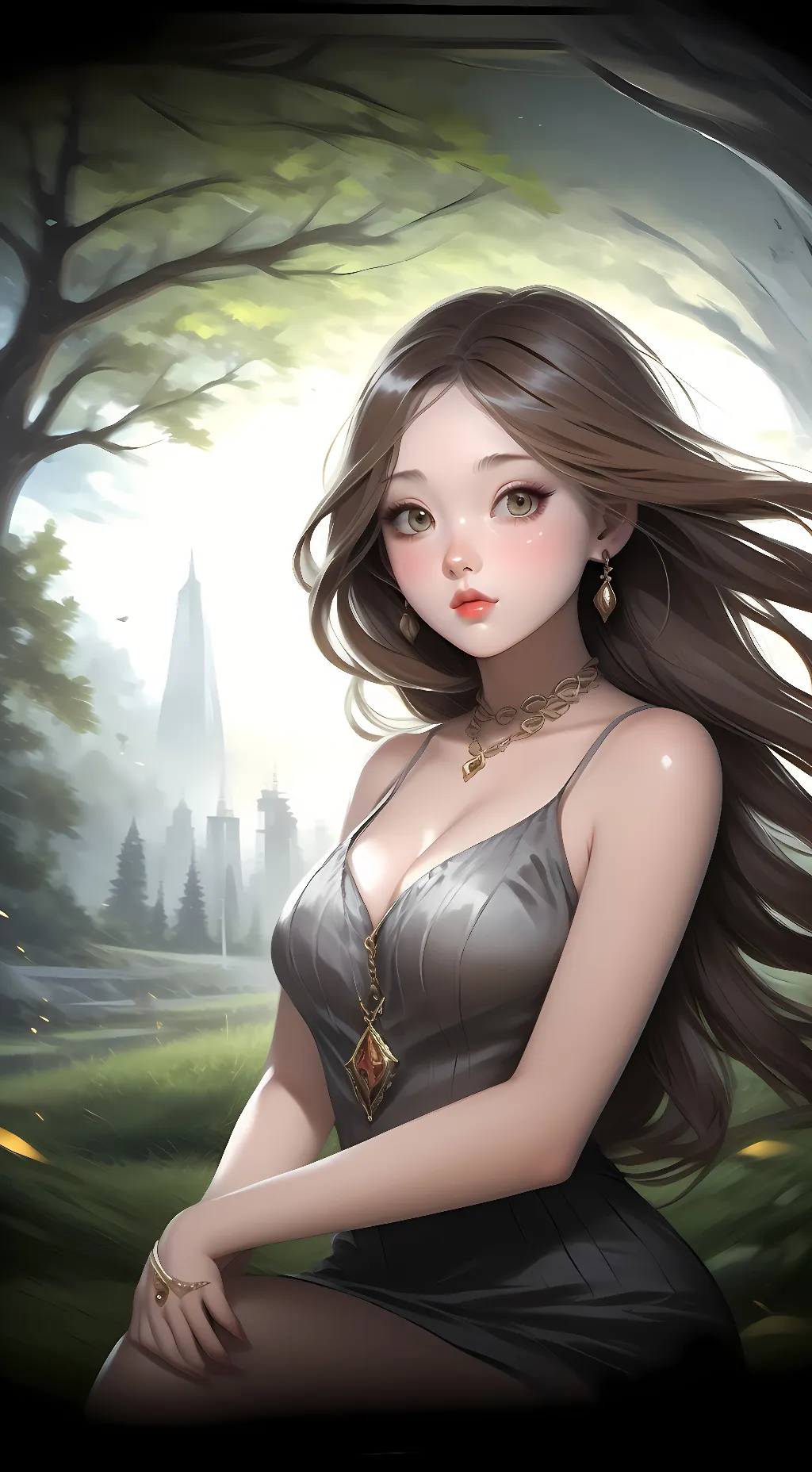 ai character: Darling  background