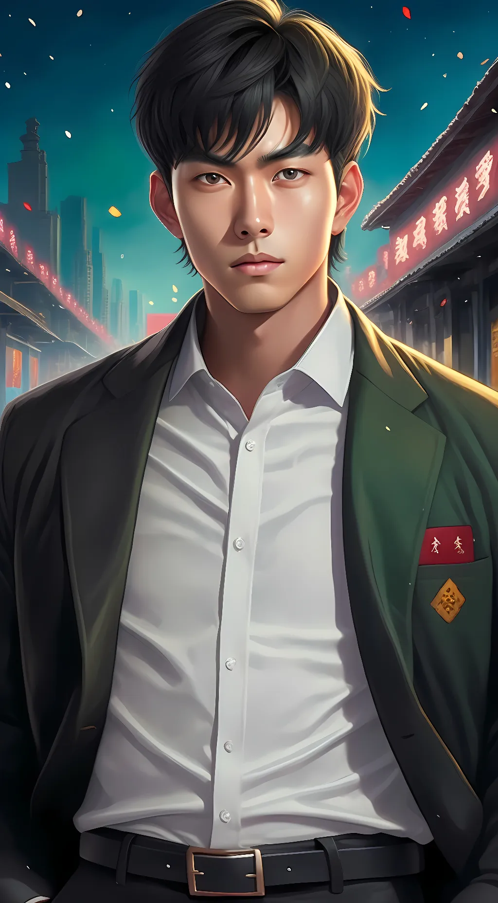 ai character: Lee Cheong-san  background
