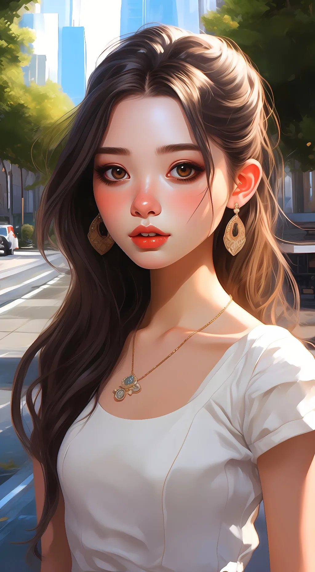 ai character: milly background