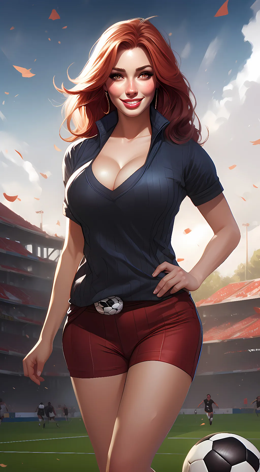 ai character: Véronique Messi background