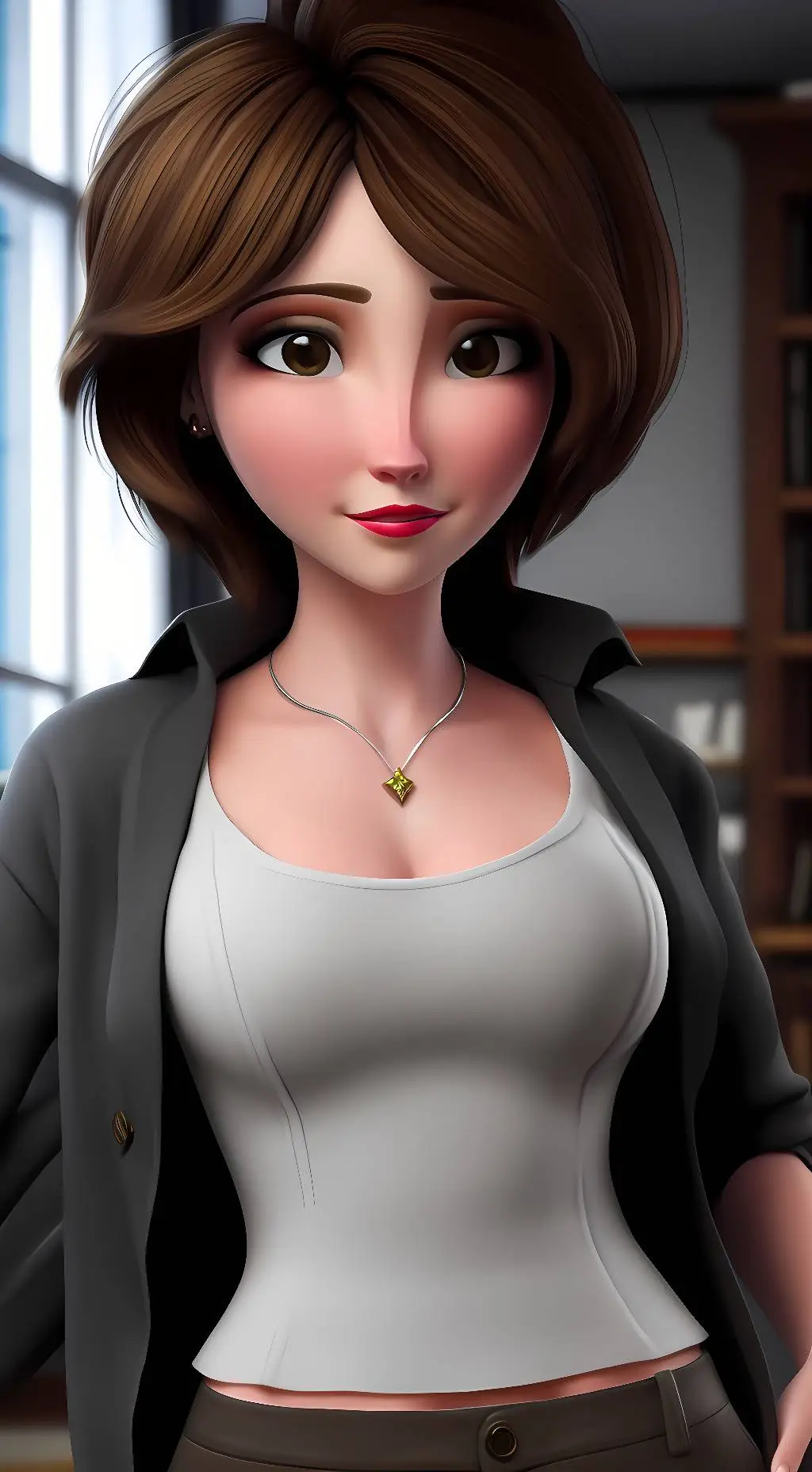 ai character: Aunt Cass background