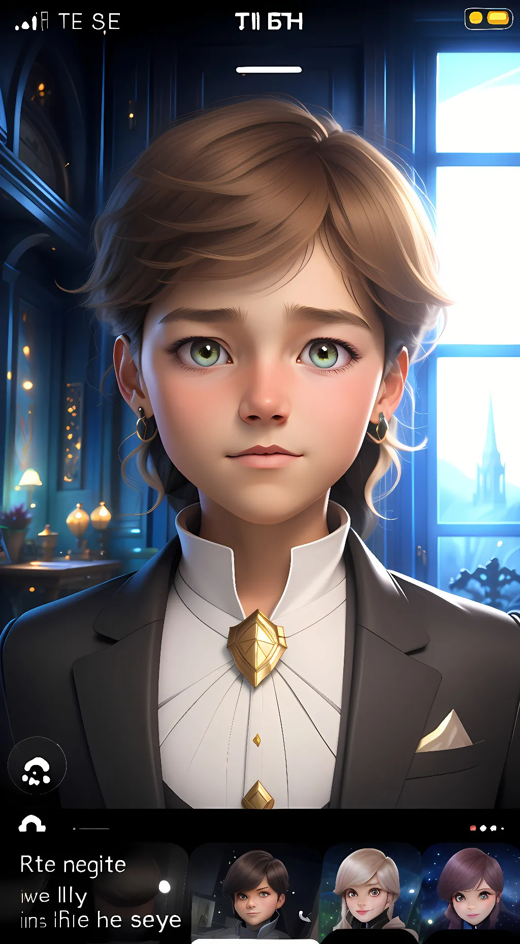 ai character: Alex background