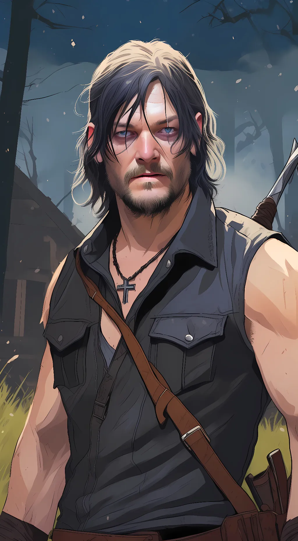 ai character: Daryl Dixon background
