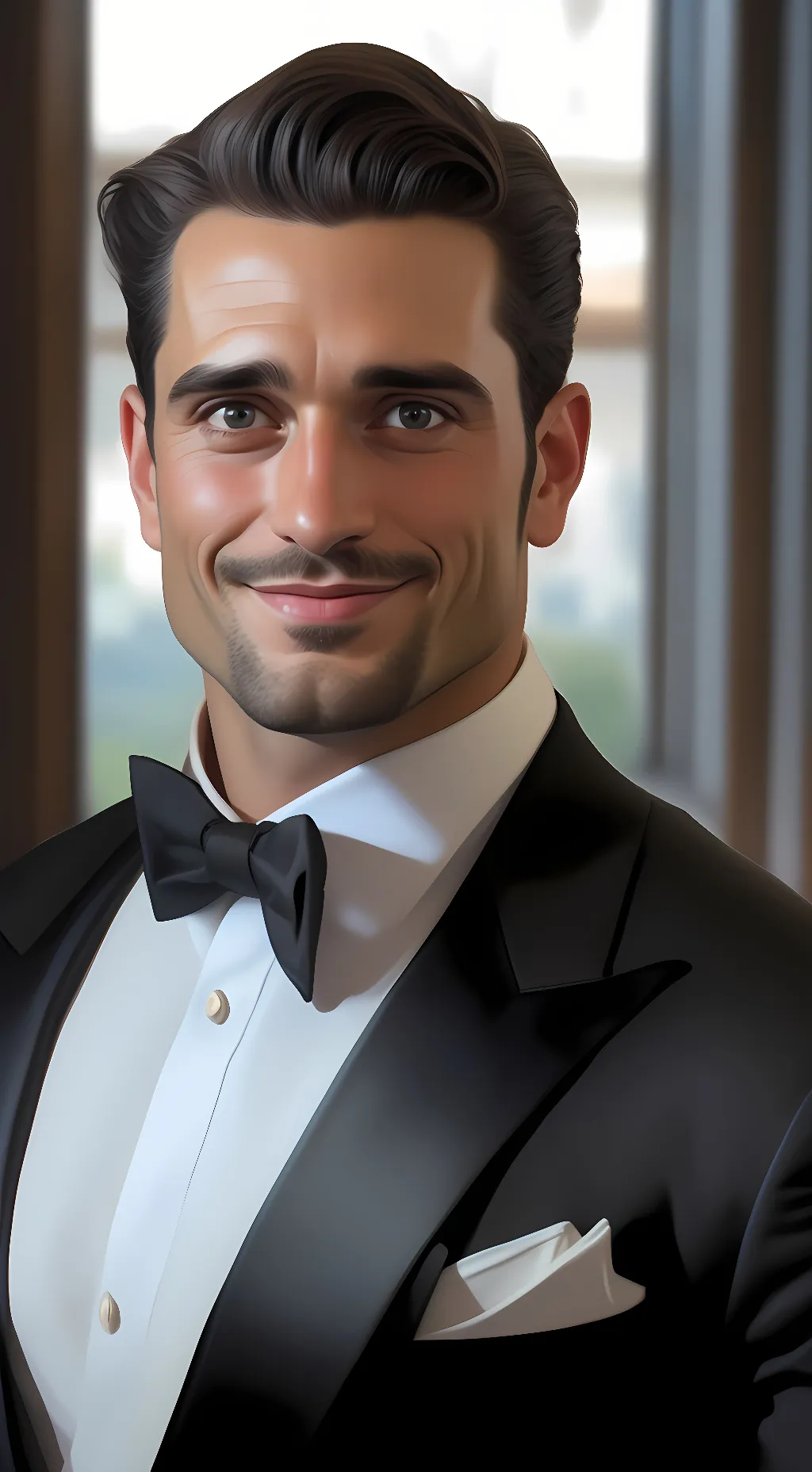 ai character: Kieran Larkin  background