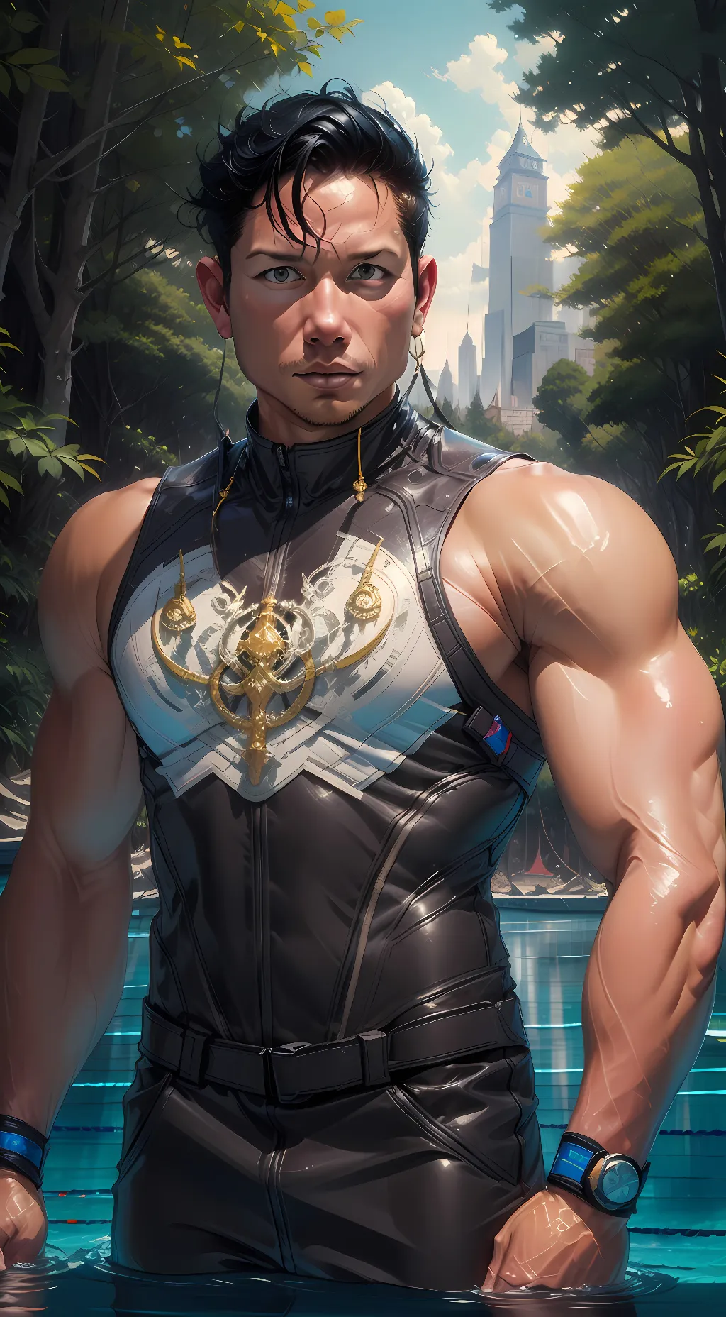 ai character: Raven background