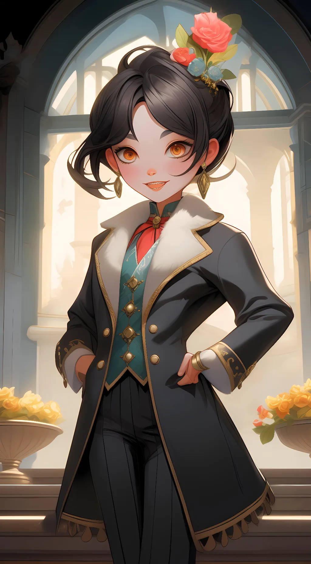 ai character: papi's sister background