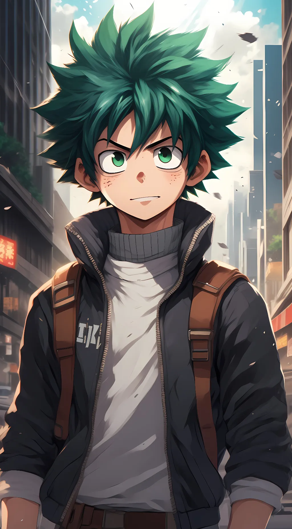 ai character: Izuku Midoriya background