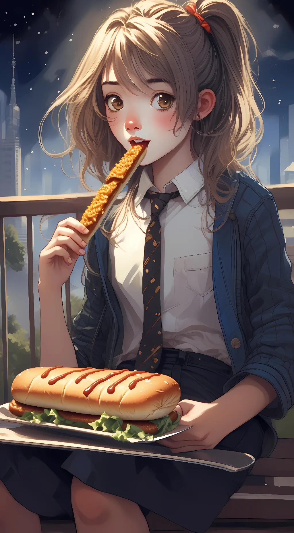 ai character: Hannah Park background