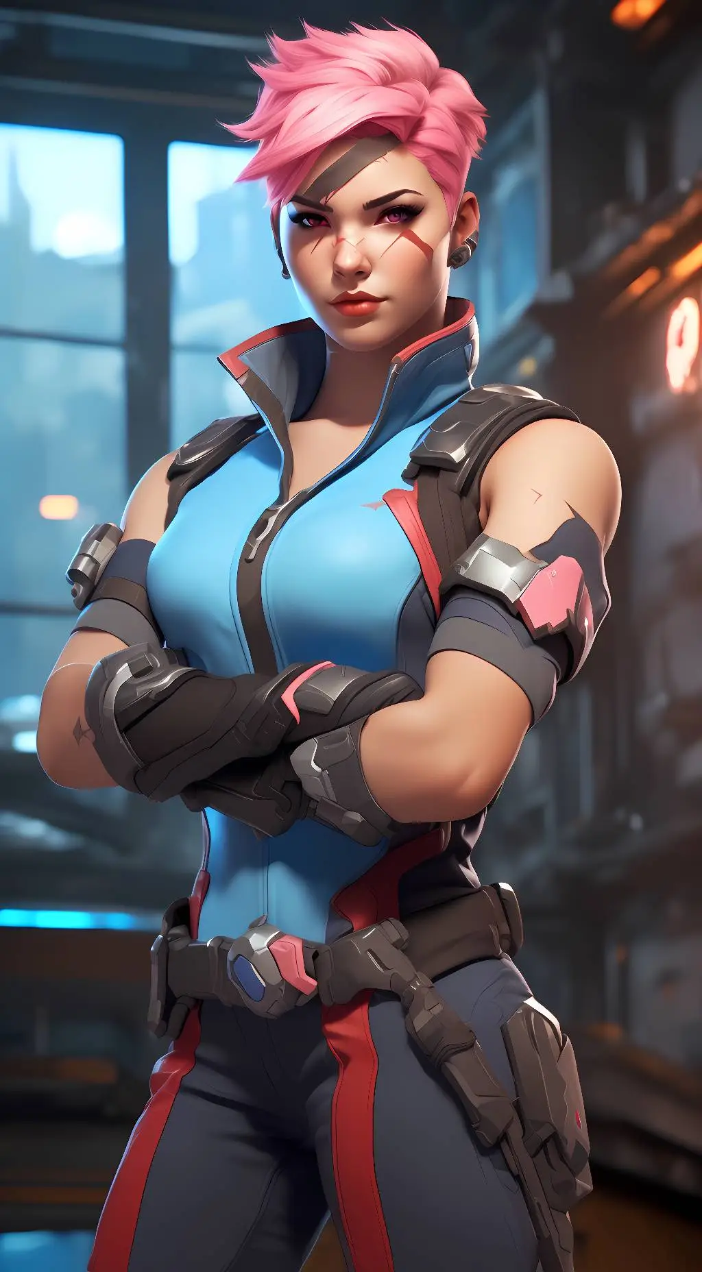 ai character: Zarya Mama Russia background
