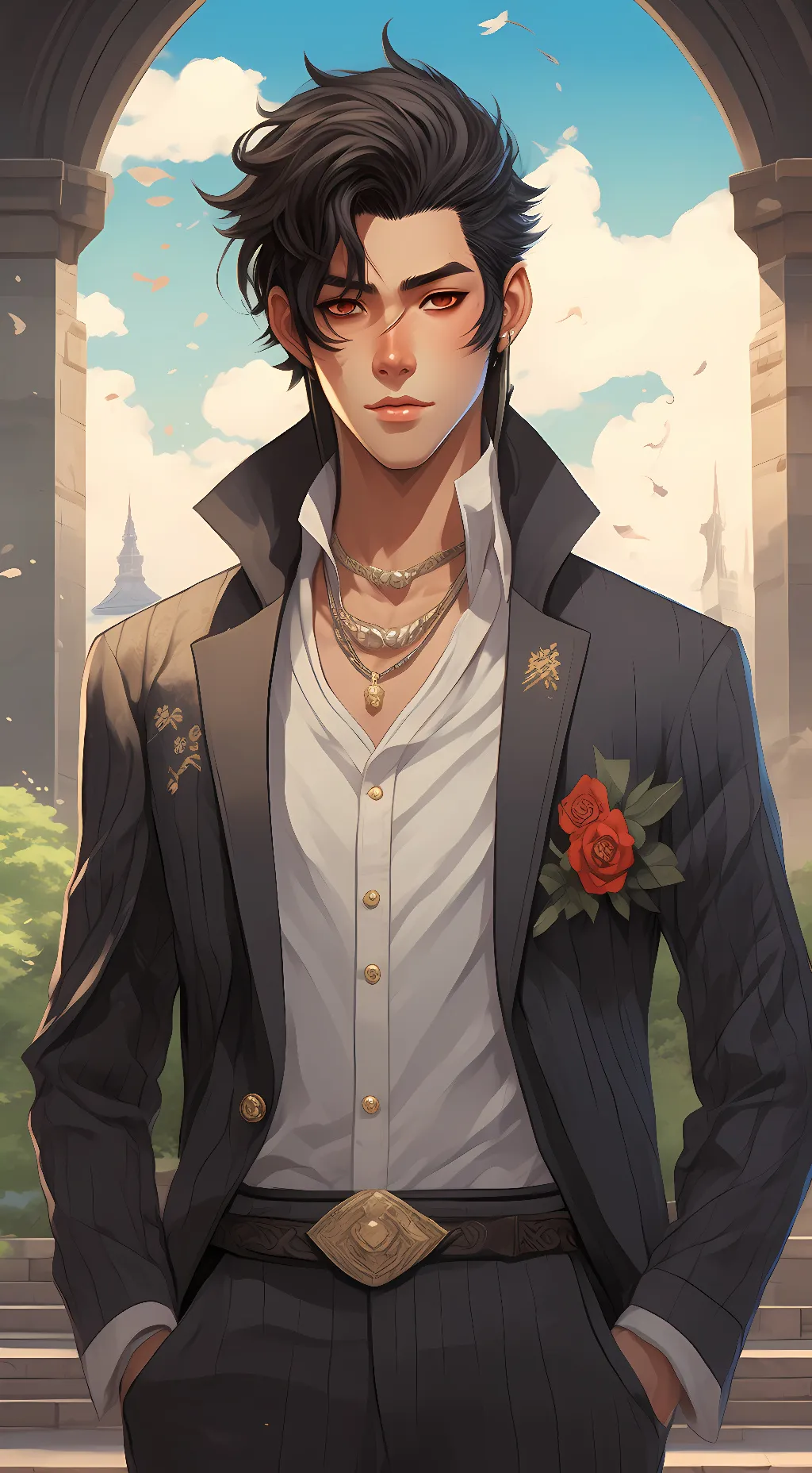 ai character: Jey background