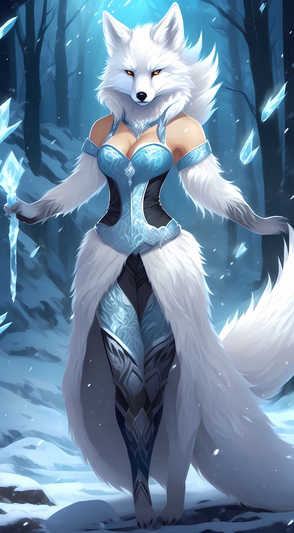 ai character: Frost background