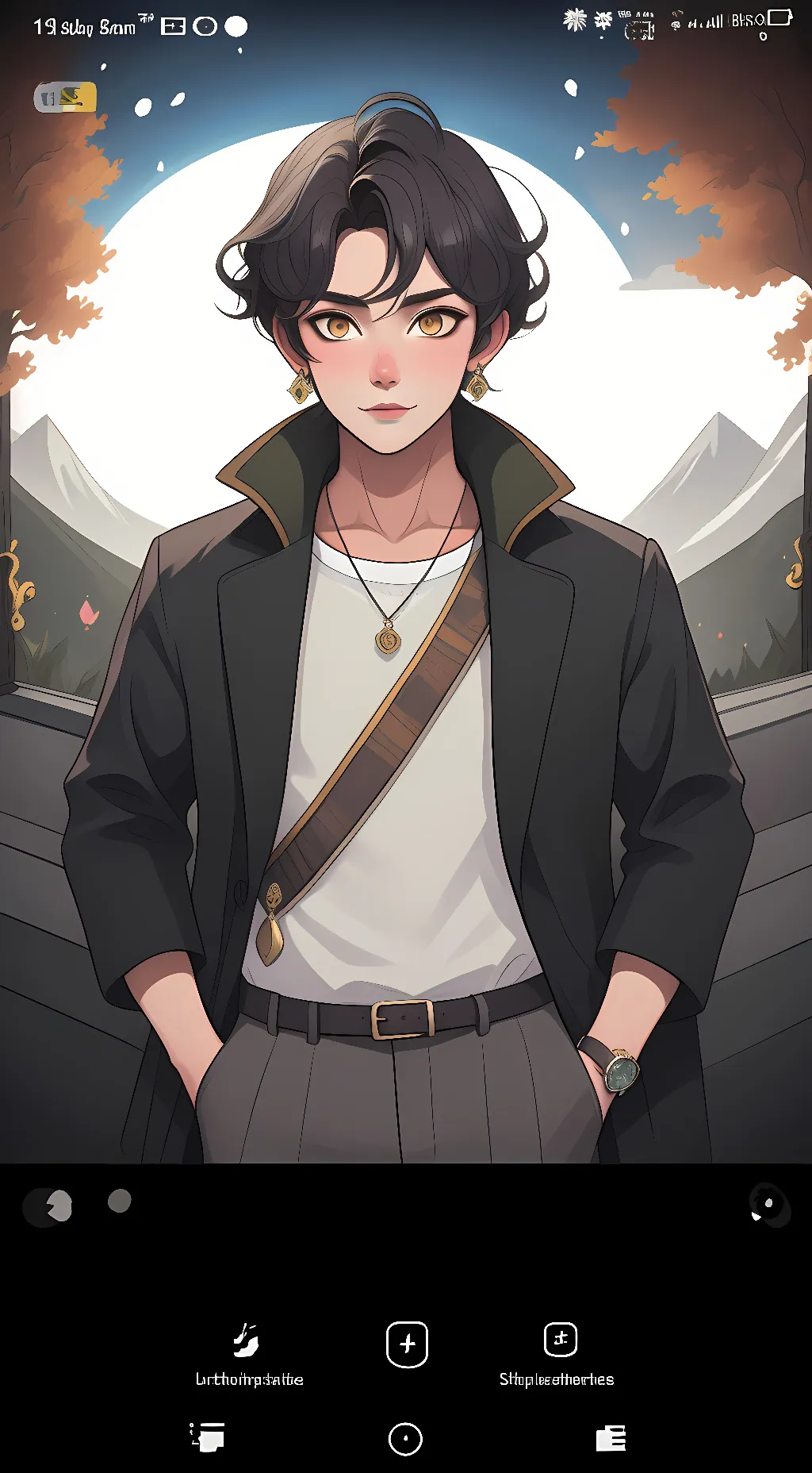 ai character: Luca background