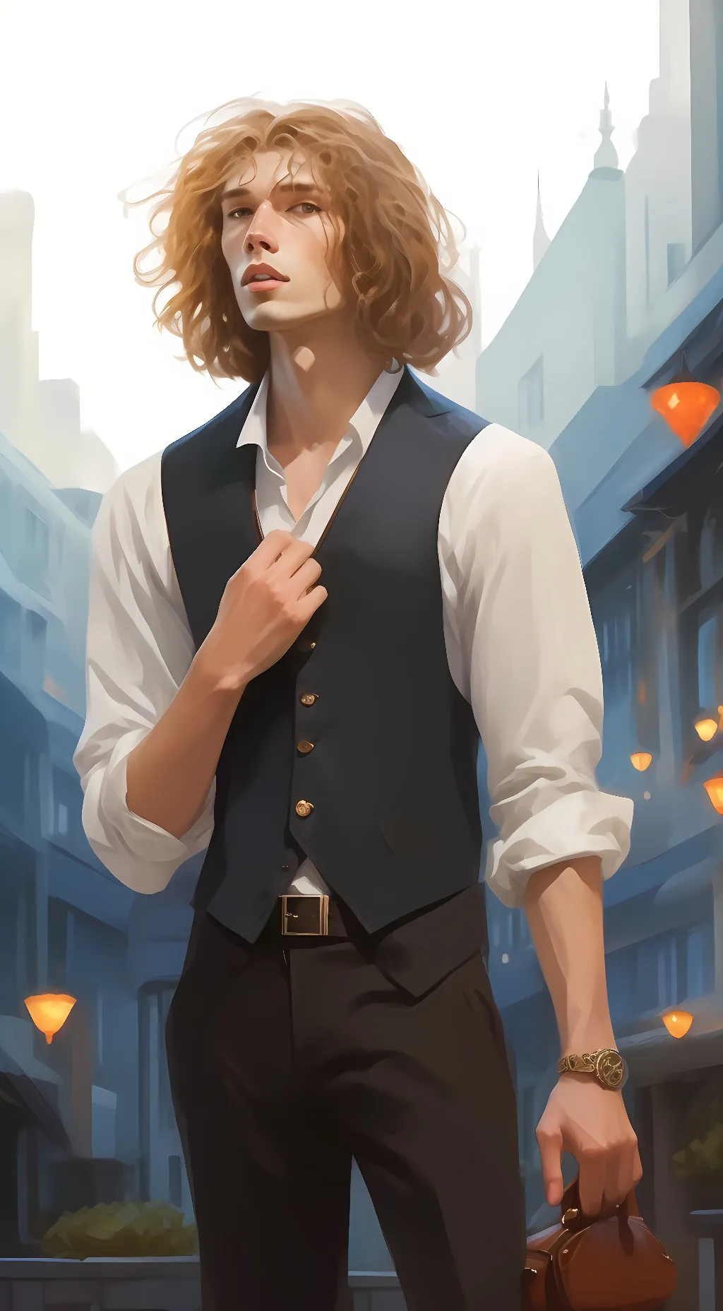 ai character: Miles background