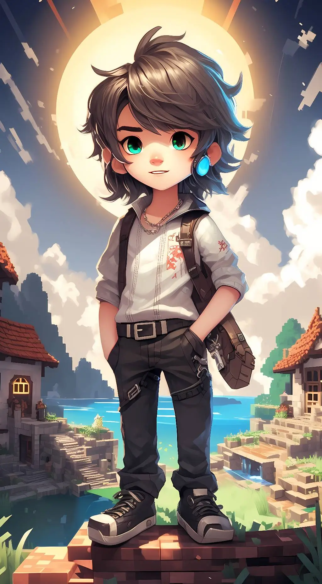 ai character: Cash. background