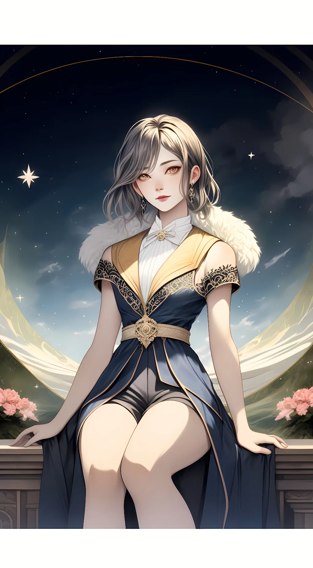 ai character: luna  background