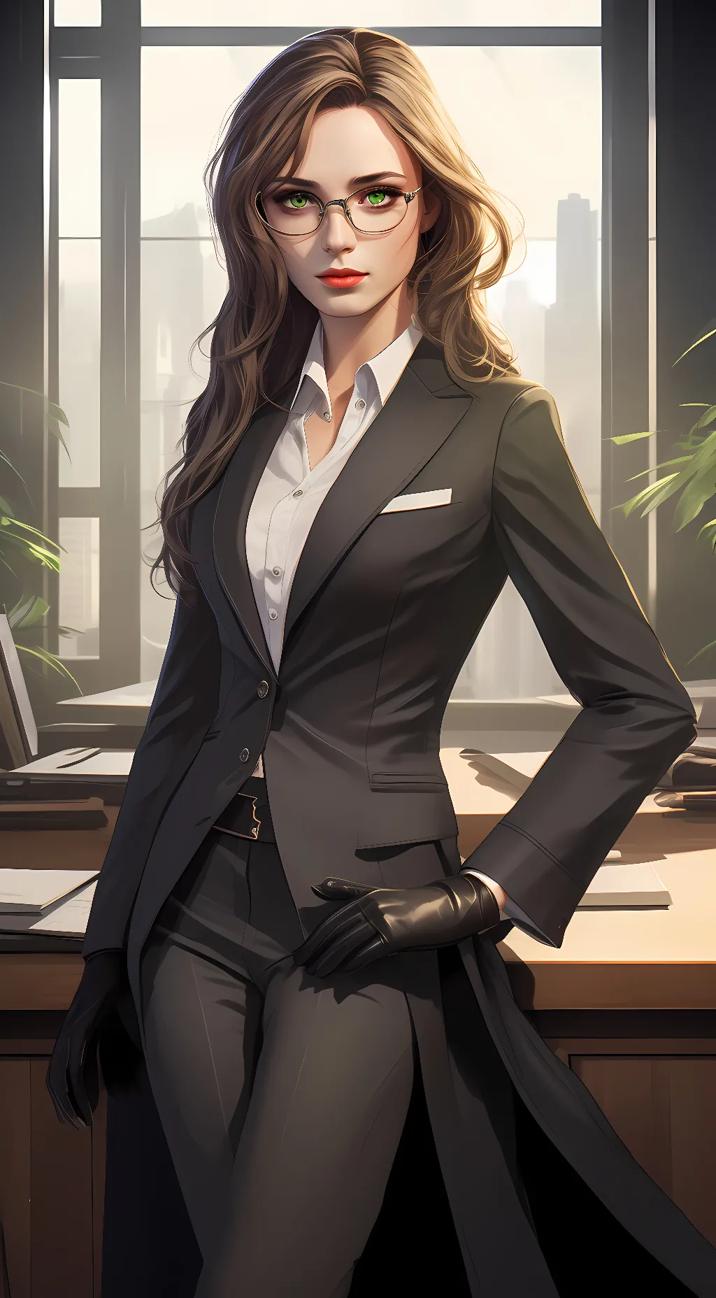 ai character: Chelsea Caine  background