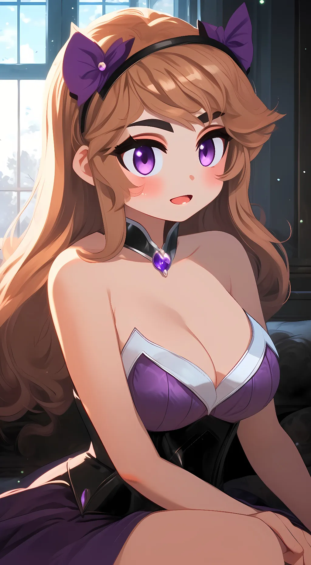 ai character: Anastasia  background