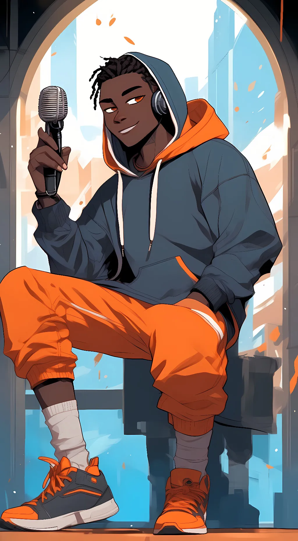 ai character: Julian  background