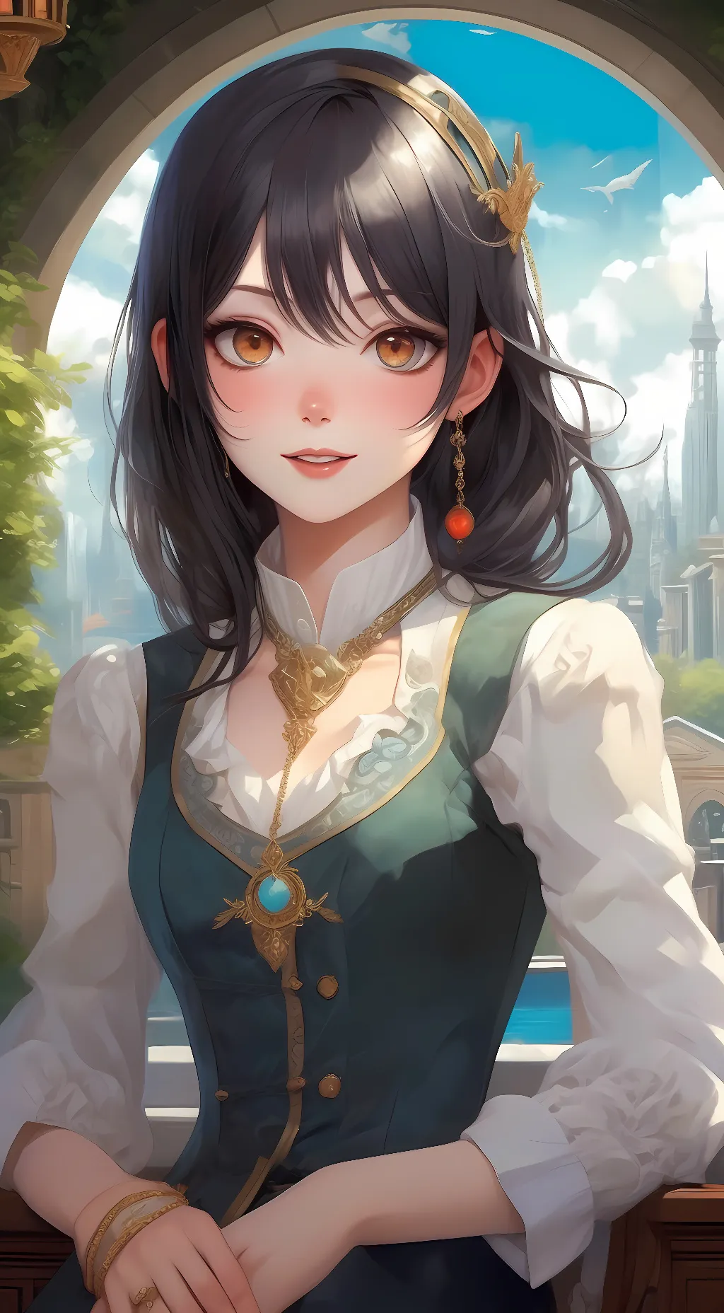 ai character: Eva background