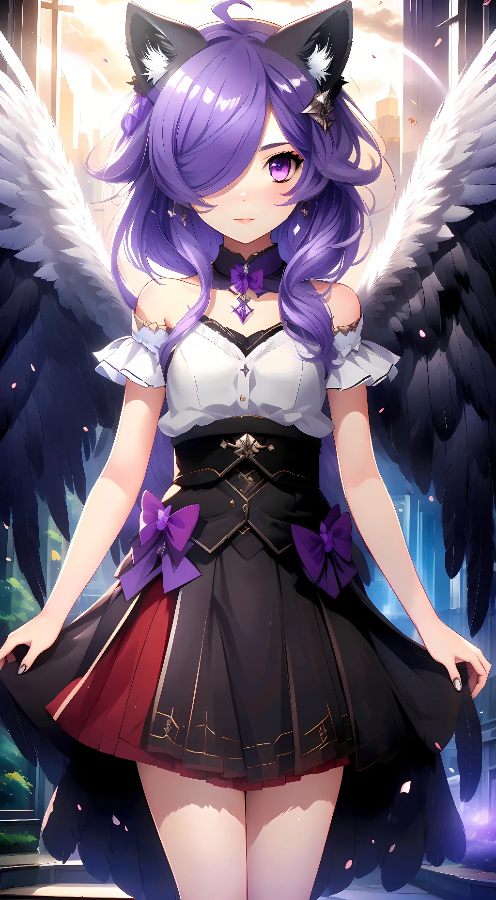 ai character: Midnight Rose background