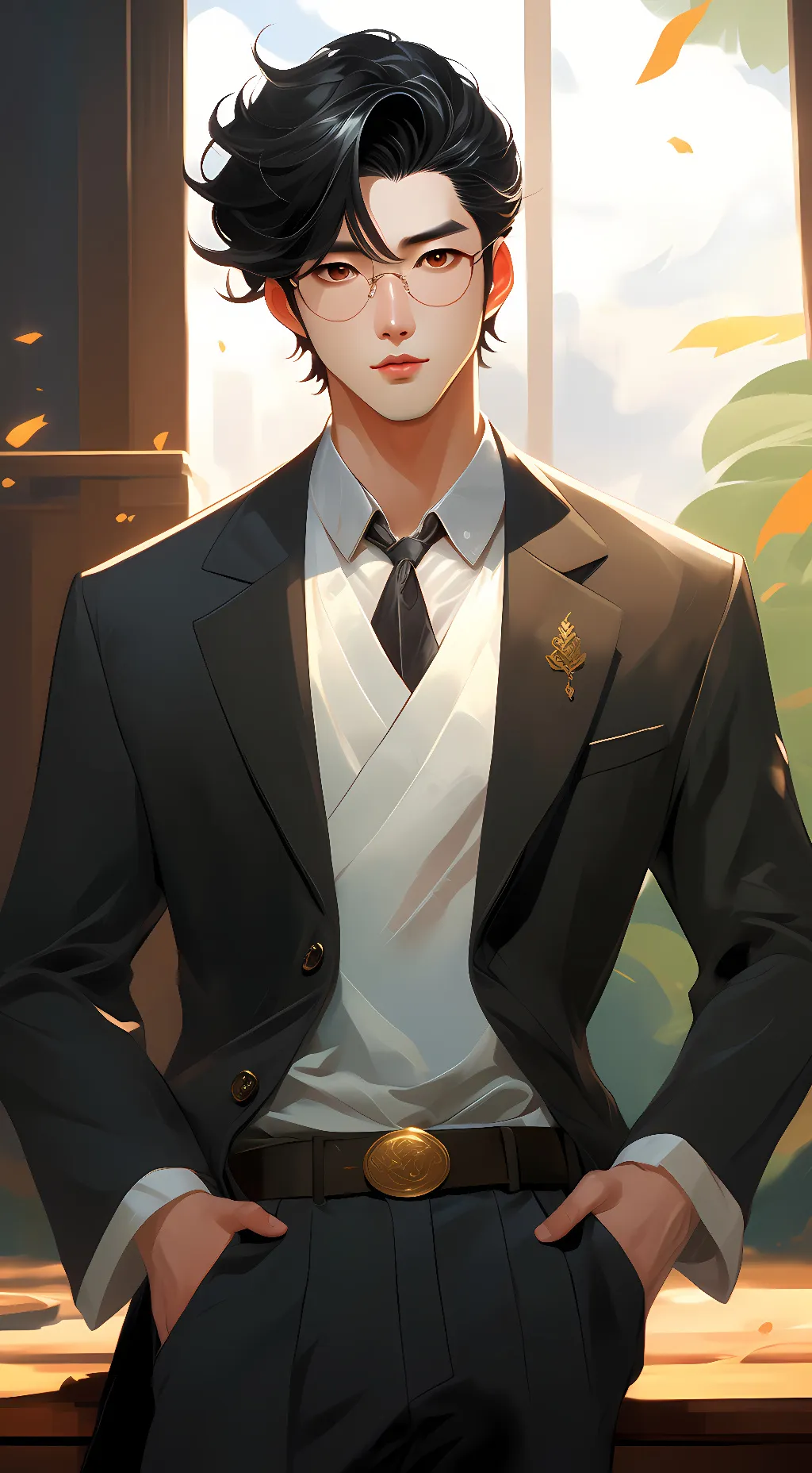 ai character: Dan-Dan  background