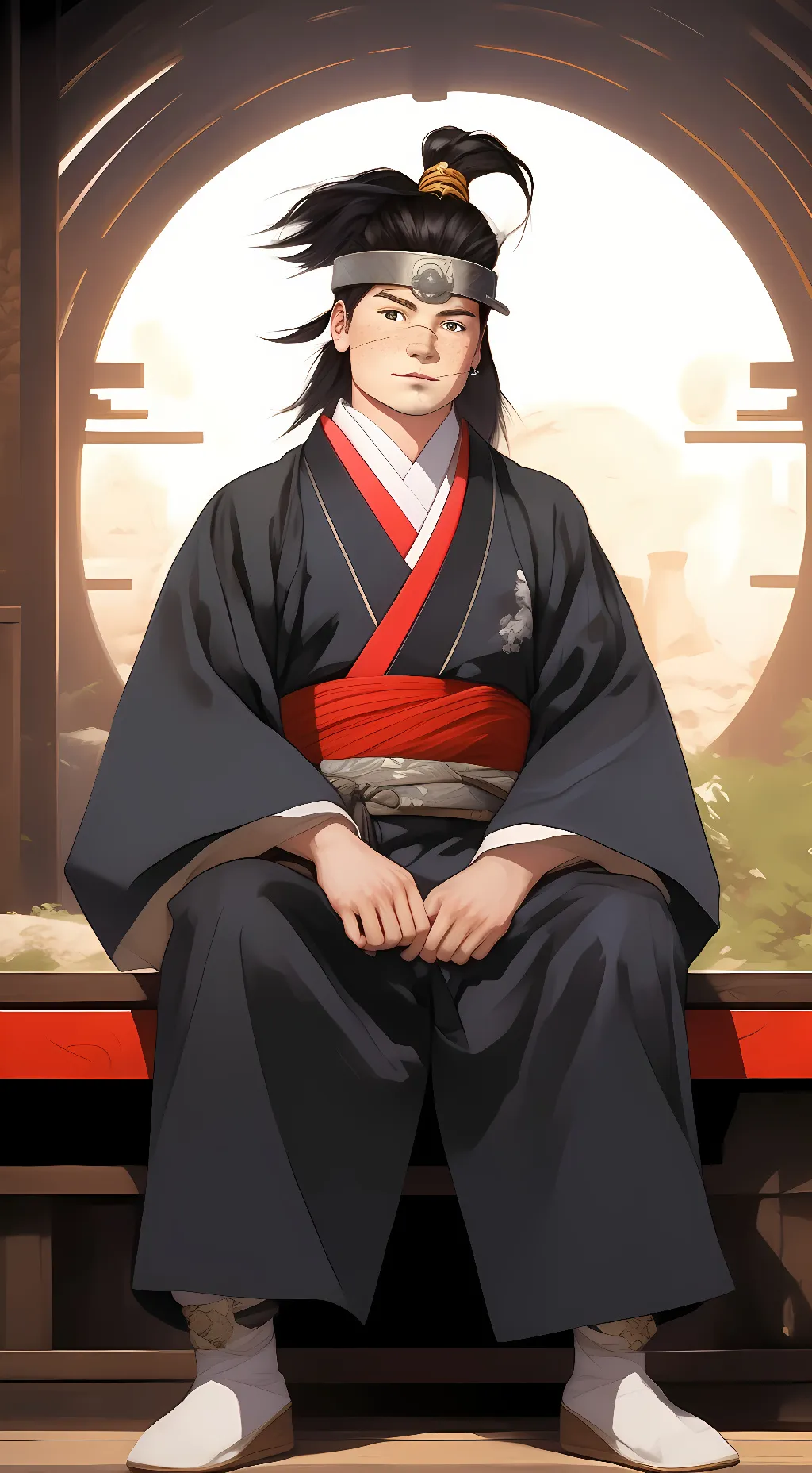 ai character: choji akimichi background