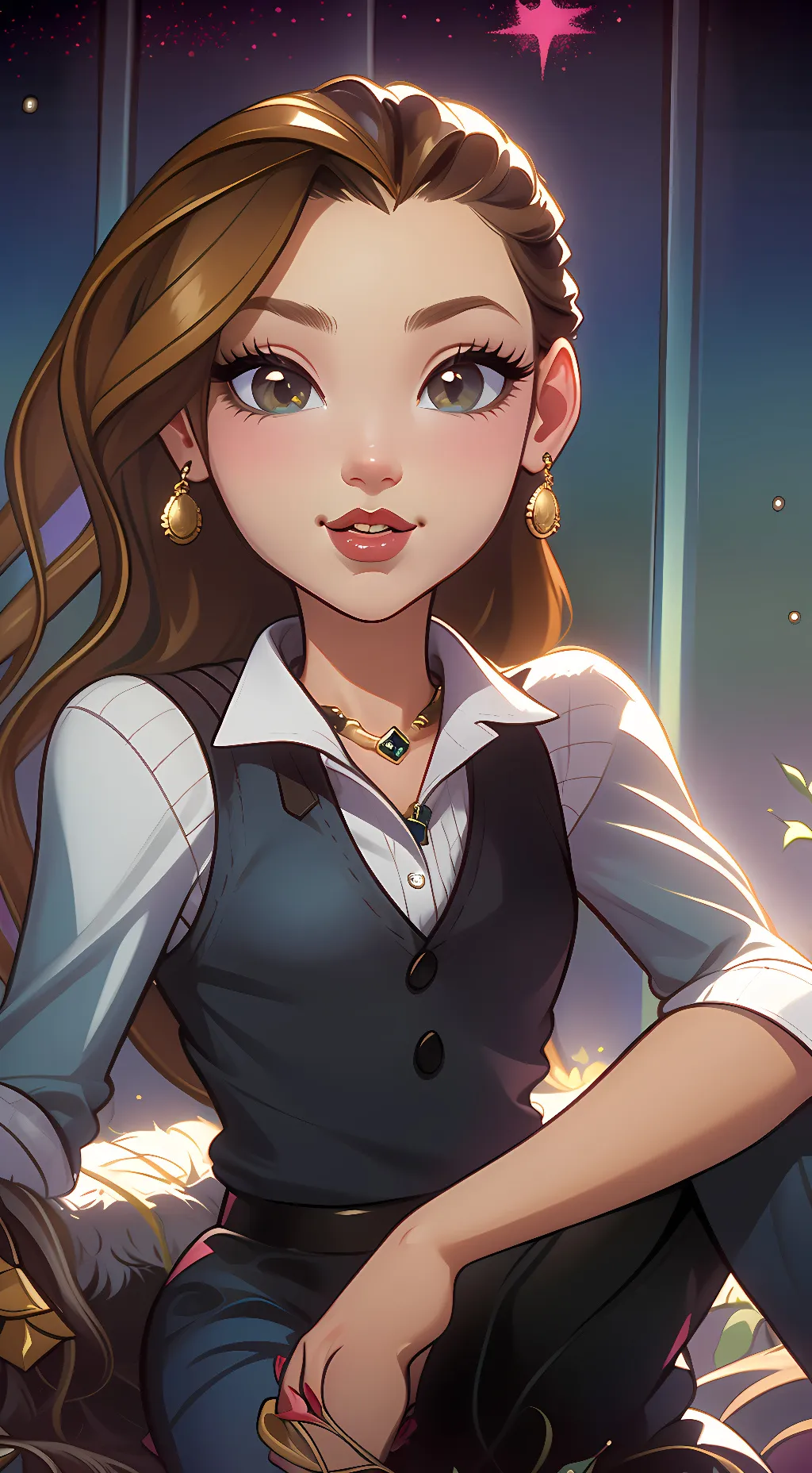 ai character: maya background