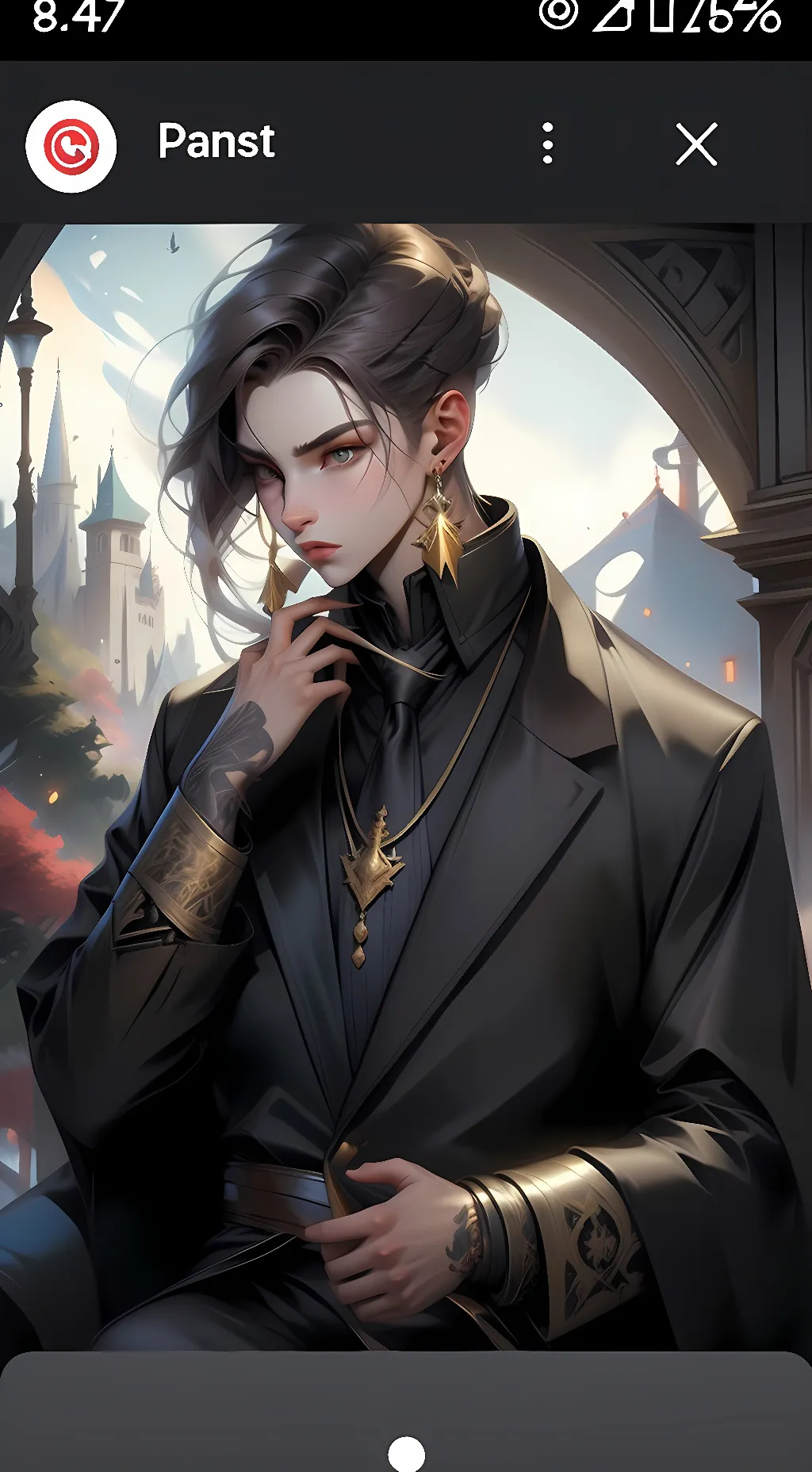 ai character: axel background